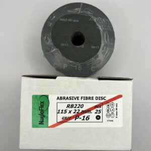 No. 16 grit –  4 1/2” flat sanding disc