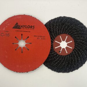 No. 16 grit – 7” hard sanding disc