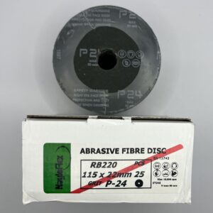No. 24 grit – 4 1/2” flat sanding disc