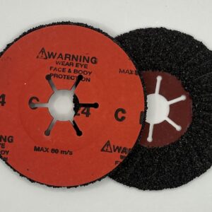 No. 24 grit – 4 1/2” hard sanding disc