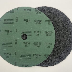 No. 24 grit – 7 flat sanding disc