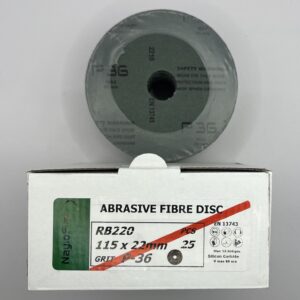 No. 36 grit – 4 1/2” flat sanding disc