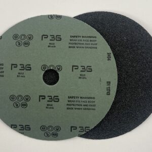 No. 36 grit – 9” flat sanding disc
