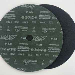 No. 60 grit – 7” flat sanding disc