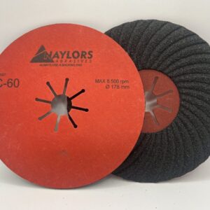 No. 60 grit – 7” hard sanding disc