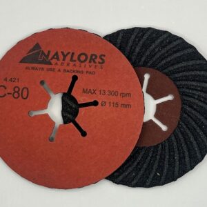 No. 80 grit – 4 1/2” hard sanding disc