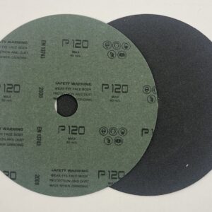 No. 120 grit – 9” flat sanding disc