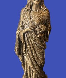 12” Sacred Heart – bronze