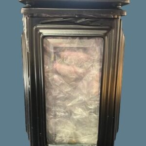 9” Black Solar Lamp