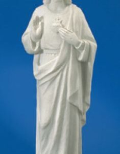 16” Sacred Heart – white