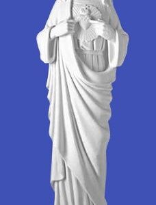 20” Sacred Heart – white