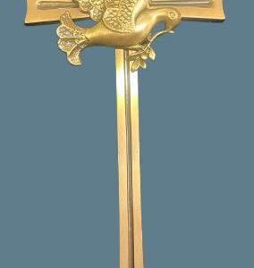 No. 2168 - 16"" Bronze Cross with Dove