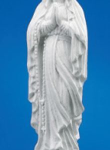 24” Lourdes – white