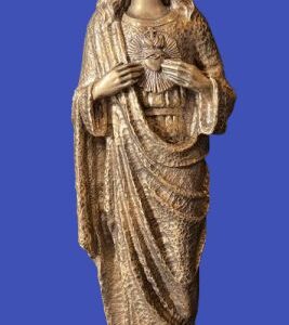 24” Sacred Heart - bronze