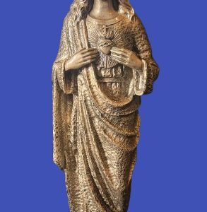 24” Sacred Heart – bronze