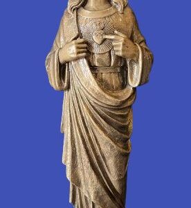 32” Sacred Heart – bronze