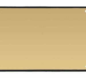 E/B – 4” x 2” Plastic Black Edge Breast Plate