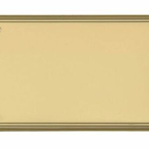 E/B – 4” x 2” Plastic Bordered Breast Plate