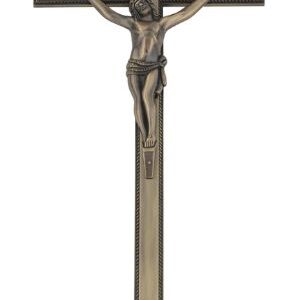 18” Antique No. 467 Metal Crucifix