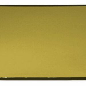 E/B – 6” x 4” Plastic Black Edge Breast Plate
