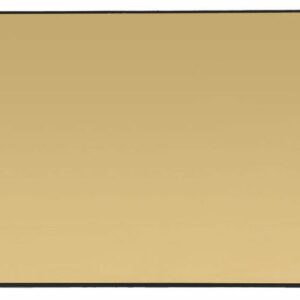 E/B – 8” x 6” Plastic Black Edge Breast Plate