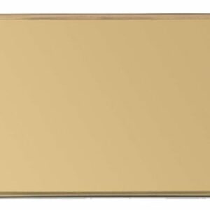 E/B – 9” x 6” Metal Breast Plate with Turned Edge