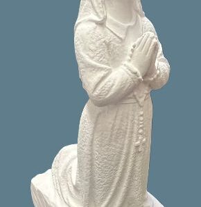 14” St. Bernadette – white