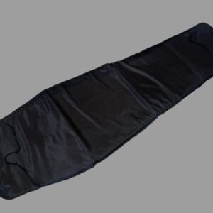 Black filled coffin pad, plain and elastic