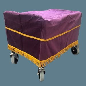 Fixed Coffin Trolley Cover – Purple