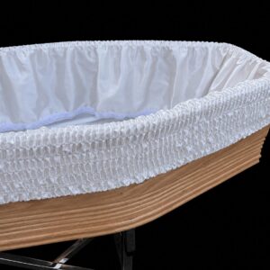 H.22 champagne coffin drapery