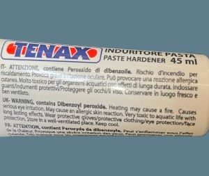 Tubes of Tenax Hardener