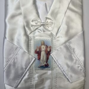 Man’s White Satin Habit - Outsize