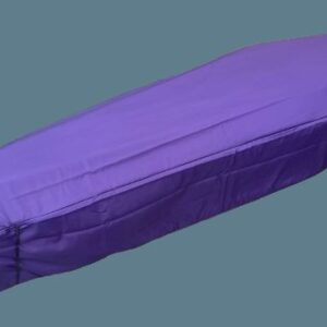 Purple coffin cover plain