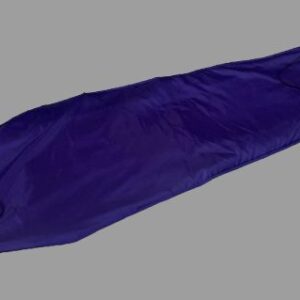 Purple filled coffin pad, plain and elastic