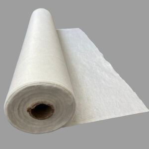 Roll of stitch bonded material