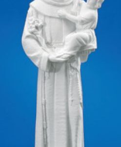 21” St. Anthony – white