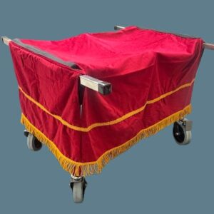Twigg Four Square Coffin Trolley Cover – Burgundy
