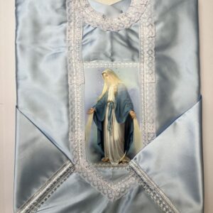Woman’s Blue Satin Habit