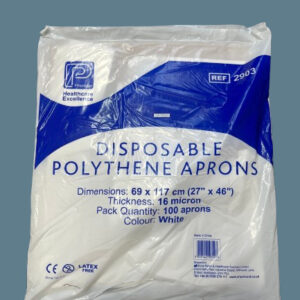 White Disposable Aprons – Pack of 100